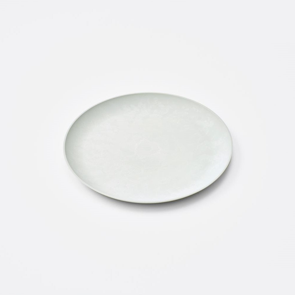 Letoa Collection 21cm Plate, Light Gray | Designed by Kengo Kuma
