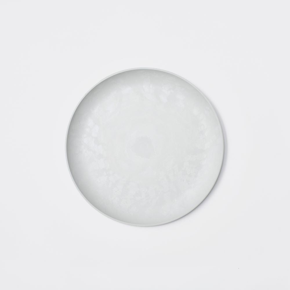 Letoa Collection 21cm Plate, Light Gray | Designed by Kengo Kuma