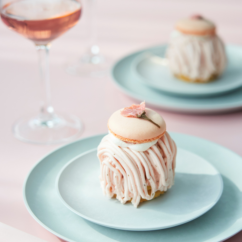 レトワコレクション 15cm 小皿 ライトグレー