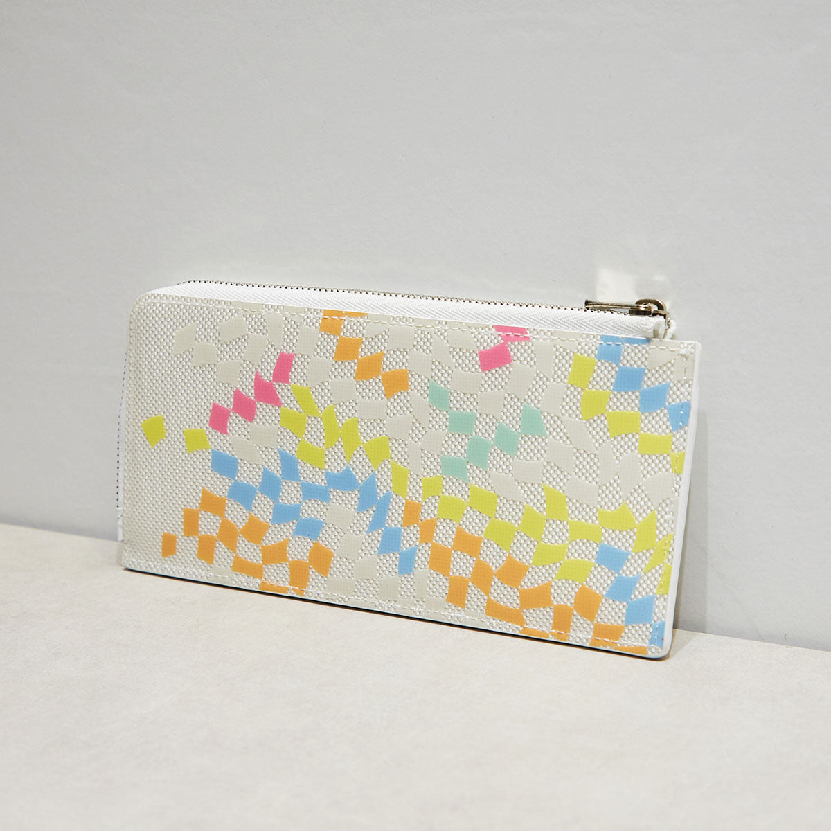 MINIMAL WALLET with MIKIO ART tile Blue (GLASS FIBER)