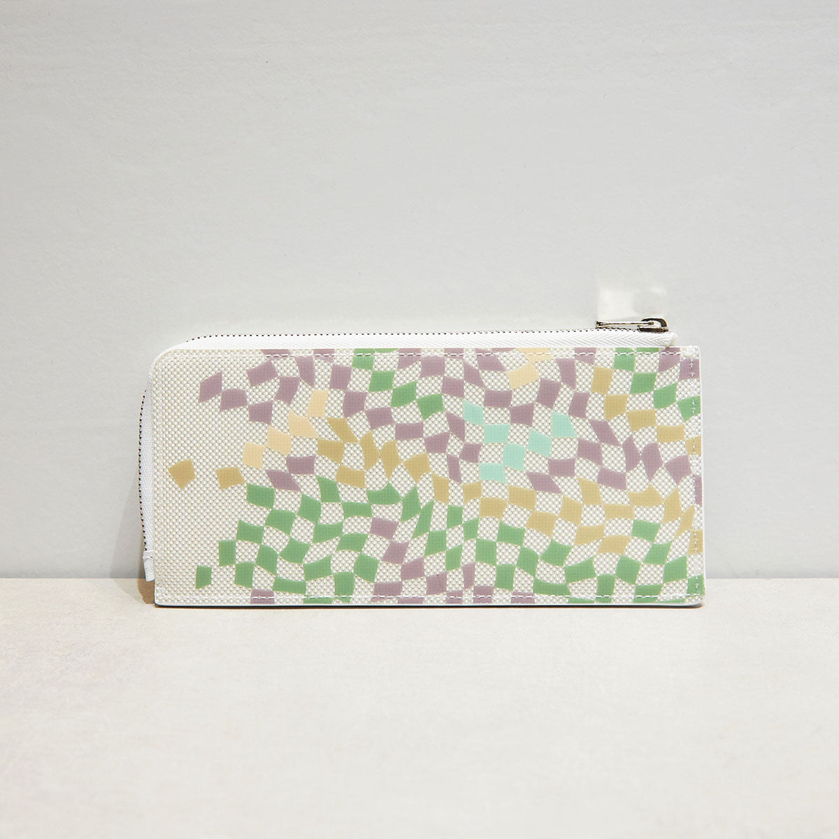 MINIMAL WALLET with MIKIO ART tile Green (GLASS FIBER)