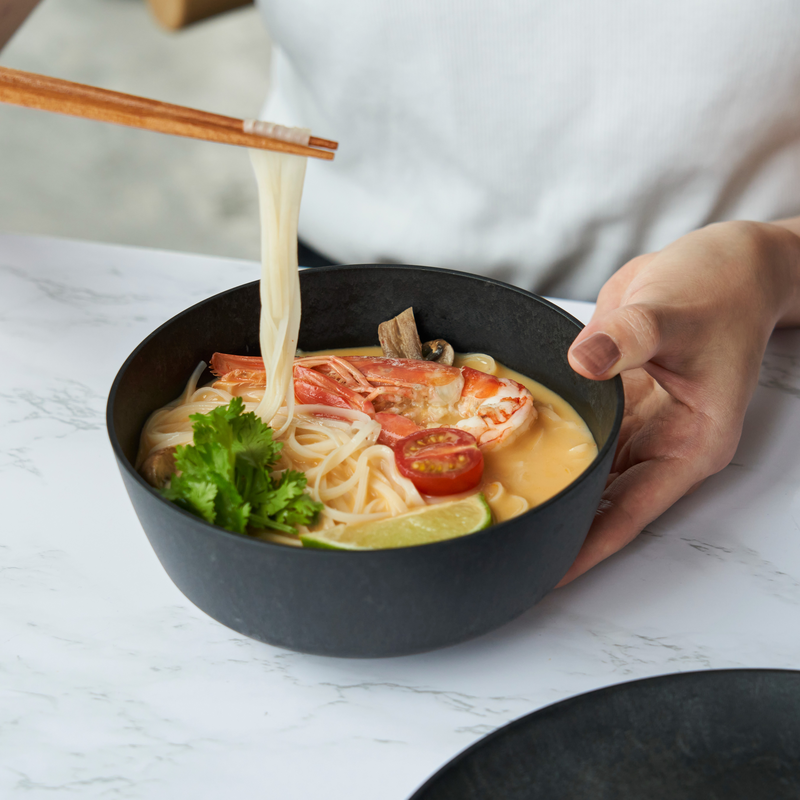 レトワコレクション 15cm ボウル ブラック | 隈研吾デザイン