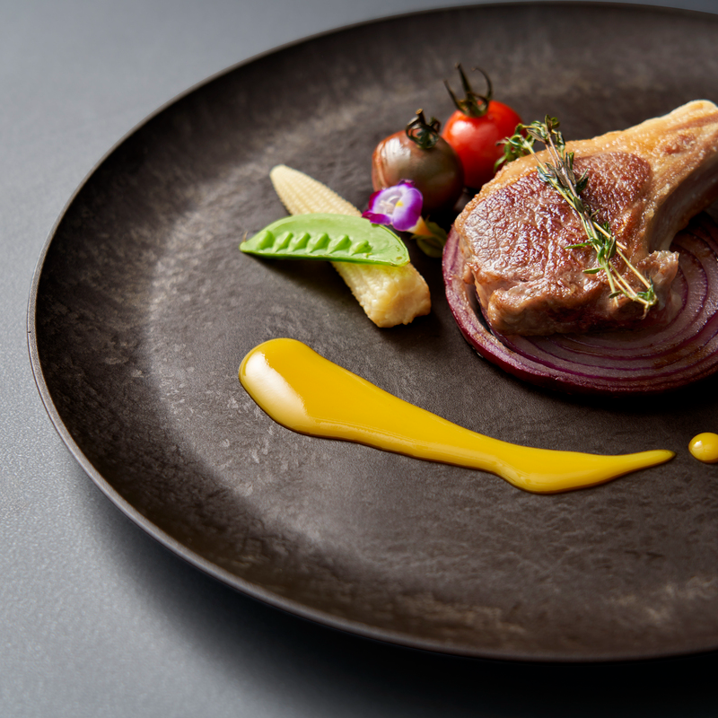 レトワ コレクション 27cm プレート ダークブラウン | 隈研吾デザイン