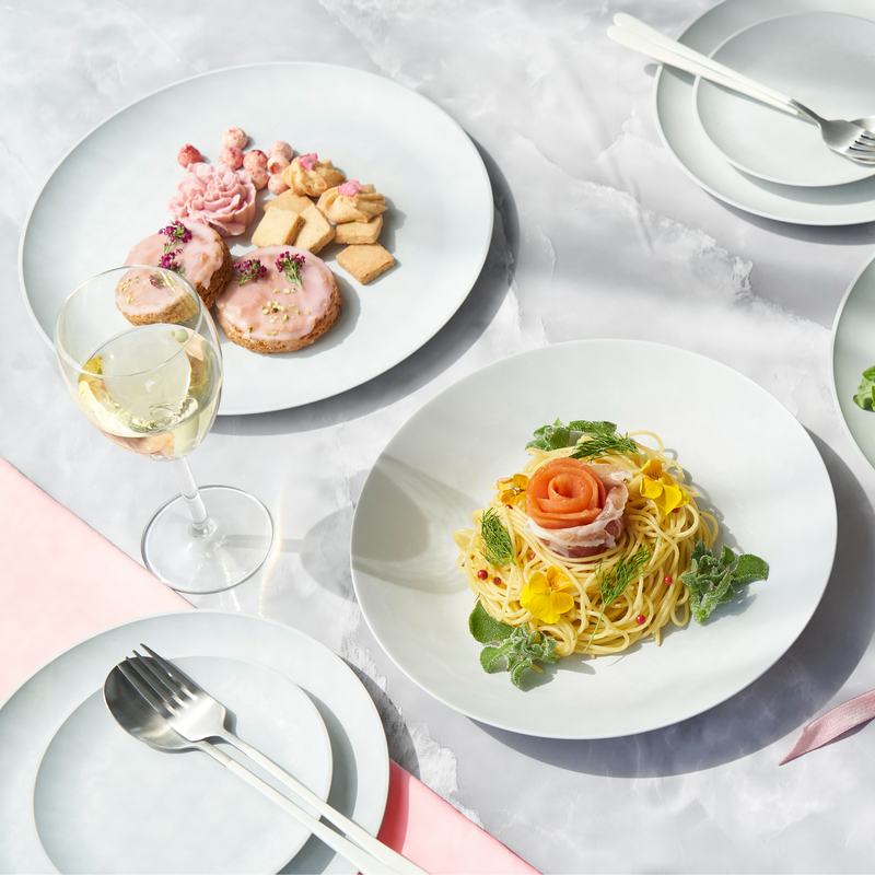 レトワ コレクション 27cm プレート ライトグレー | 隈研吾デザイン