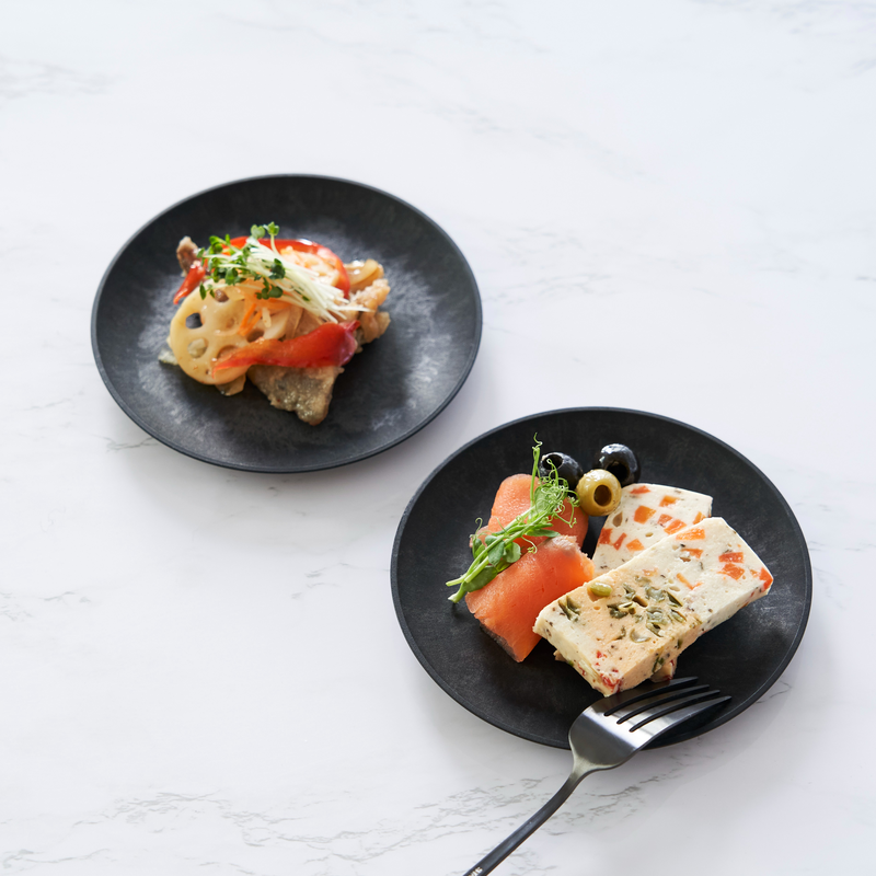 レトワコレクション 15cm 小皿 ブラック