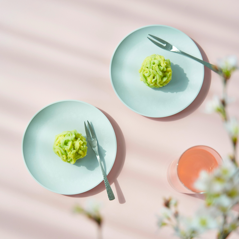 レトワコレクション 15cm 小皿 ライトグレー