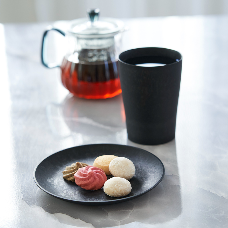 レトワコレクション 15cm 小皿 ブラック