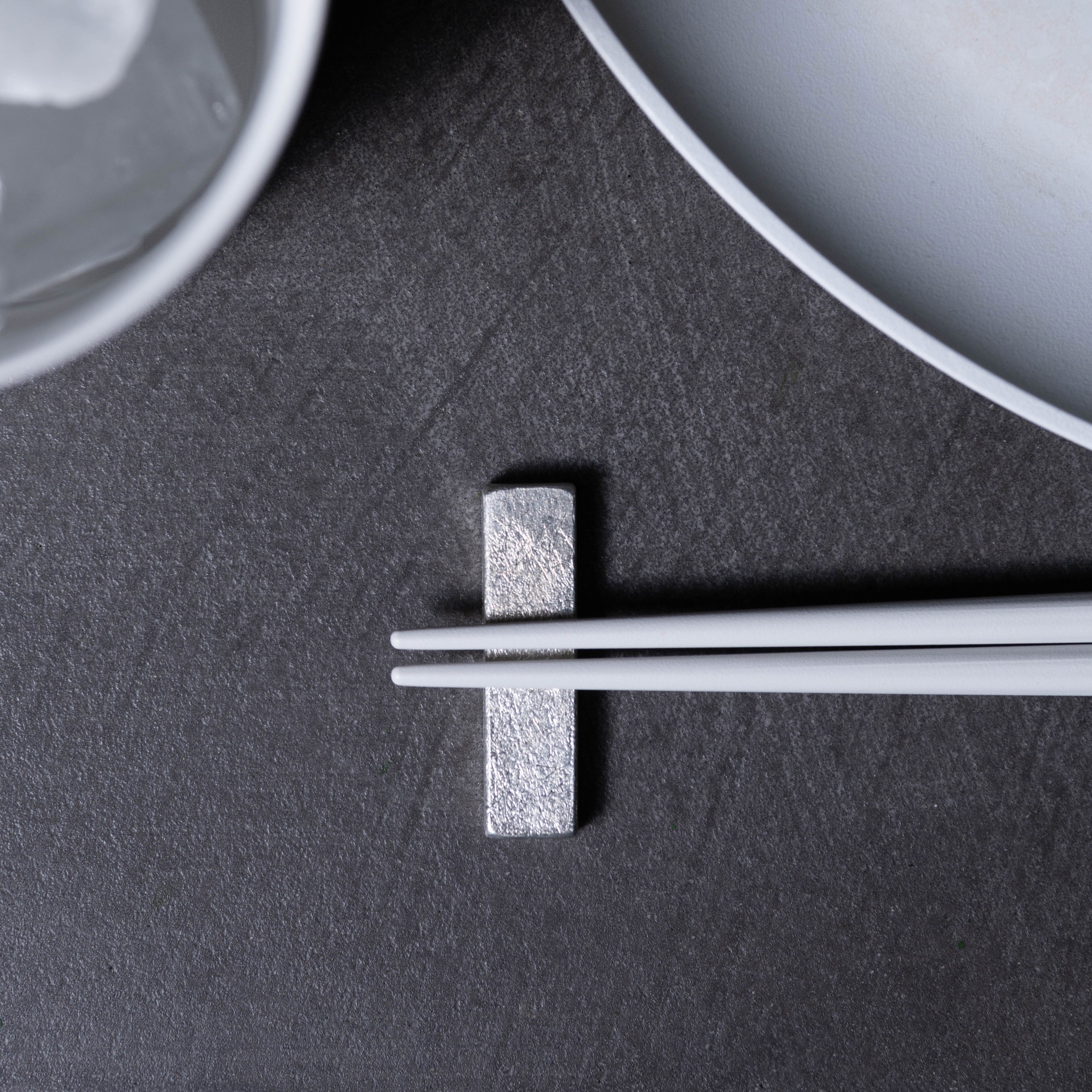 CHOPSTICKS LIGHT GRAY ＆ REST MOKU  箸・箸置きセット
