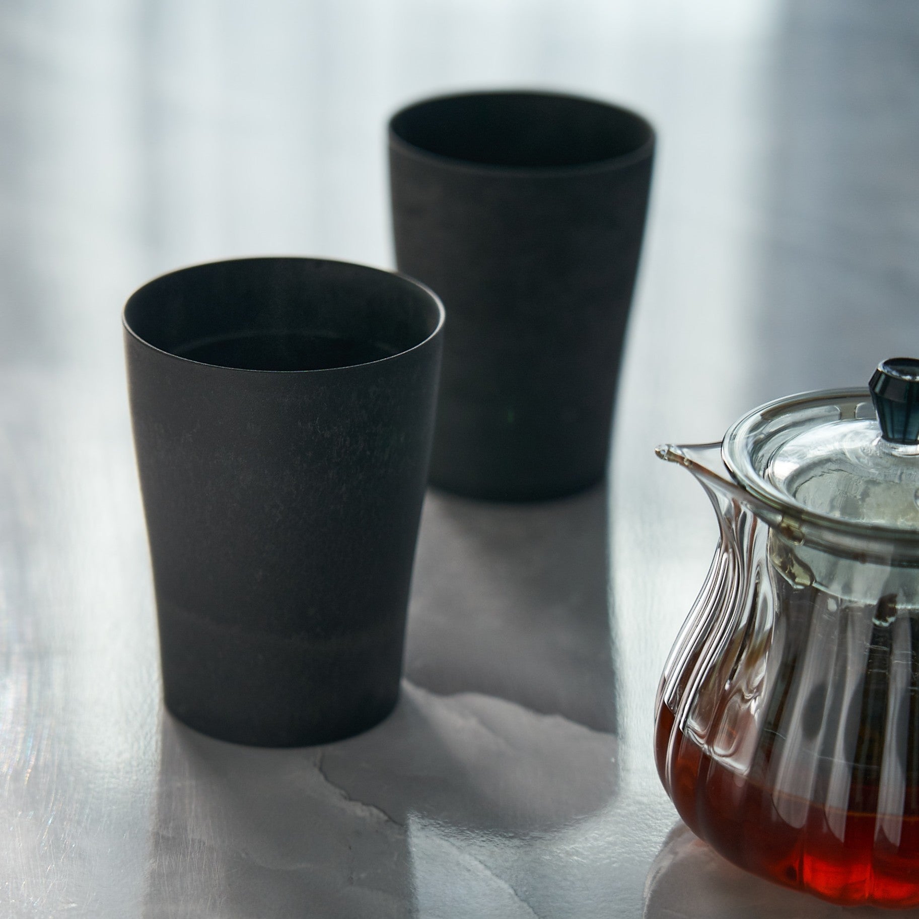ギフトボックス入りセット】タンブラー 300ml ブラック × 2