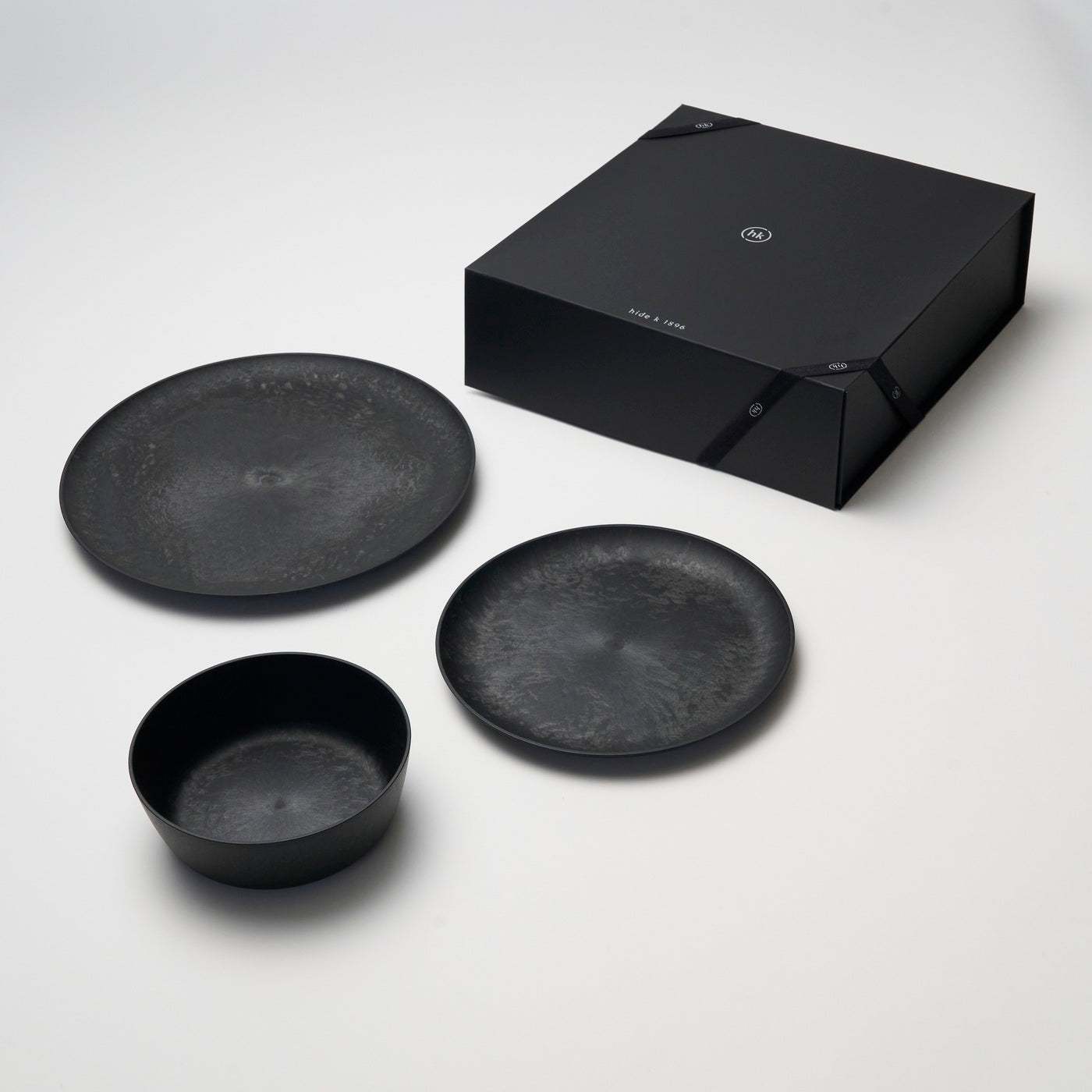 Letoa Collection 3-Piece Set, Black | Designed by Kengo Kuma