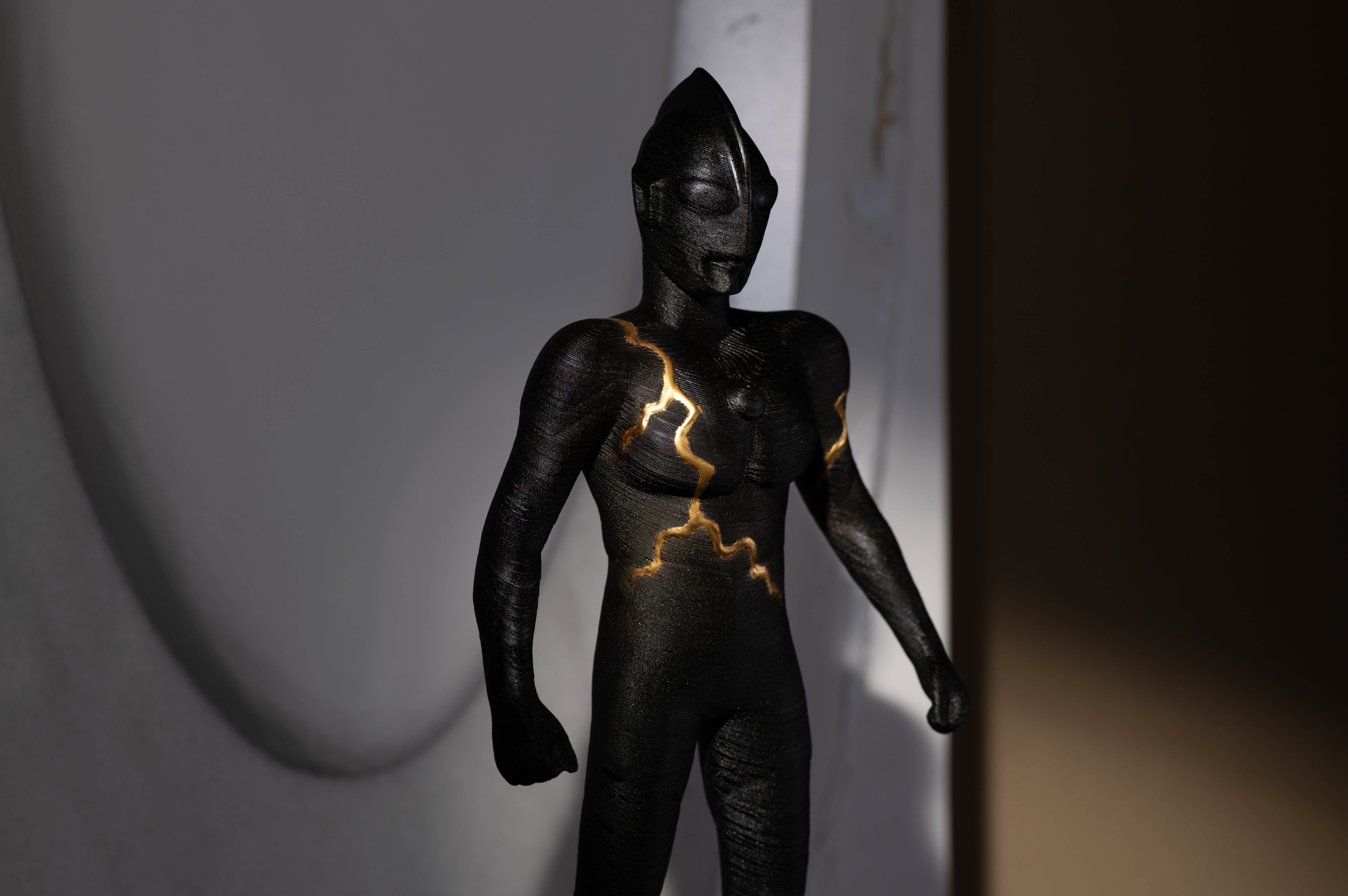 ULTRAMAN × TRANSWOOD | CHUKOU - 宙光 -  A-Gold （金継ぎバージョン）