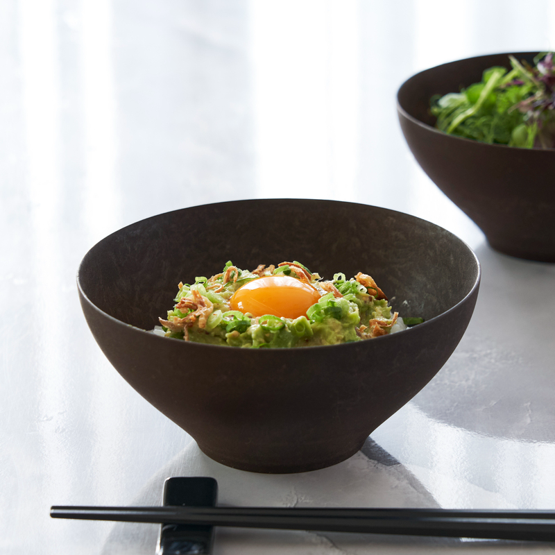 レトワコレクション 15cm 丸ボウル ダークブラウン
