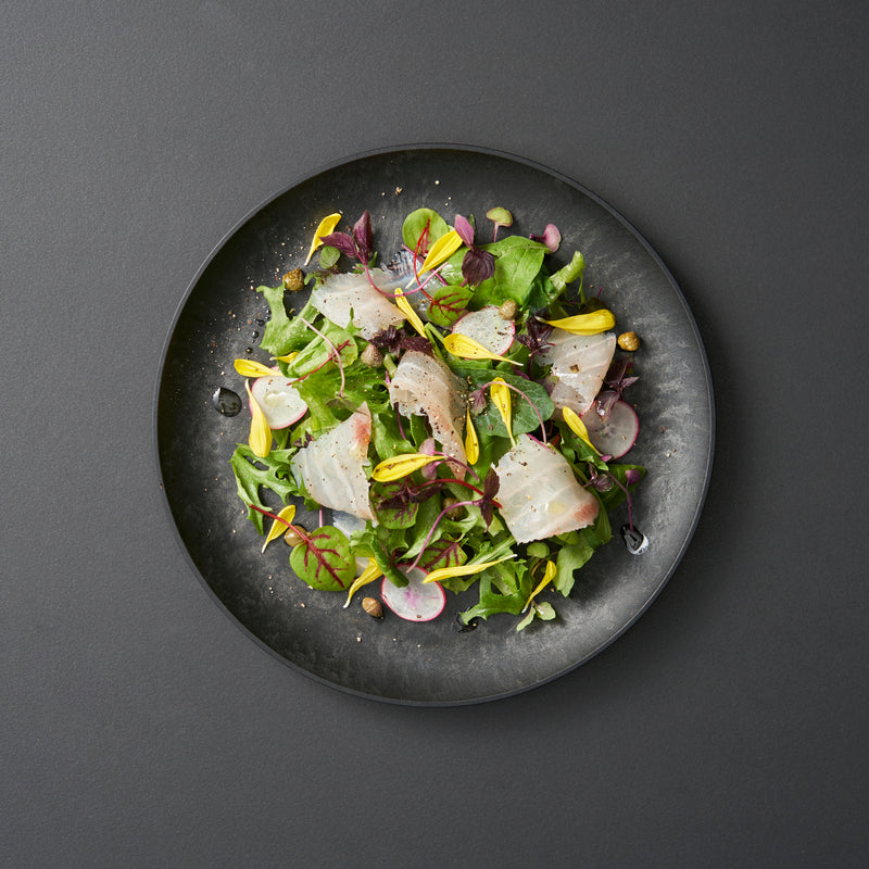 レトワコレクション  21cm プレート ブラック ペアギフトセット |  隈研吾デザイン