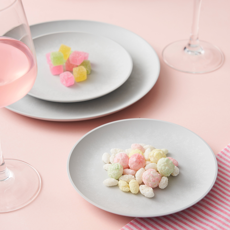 レトワコレクション 15cm 小皿 ライトグレー