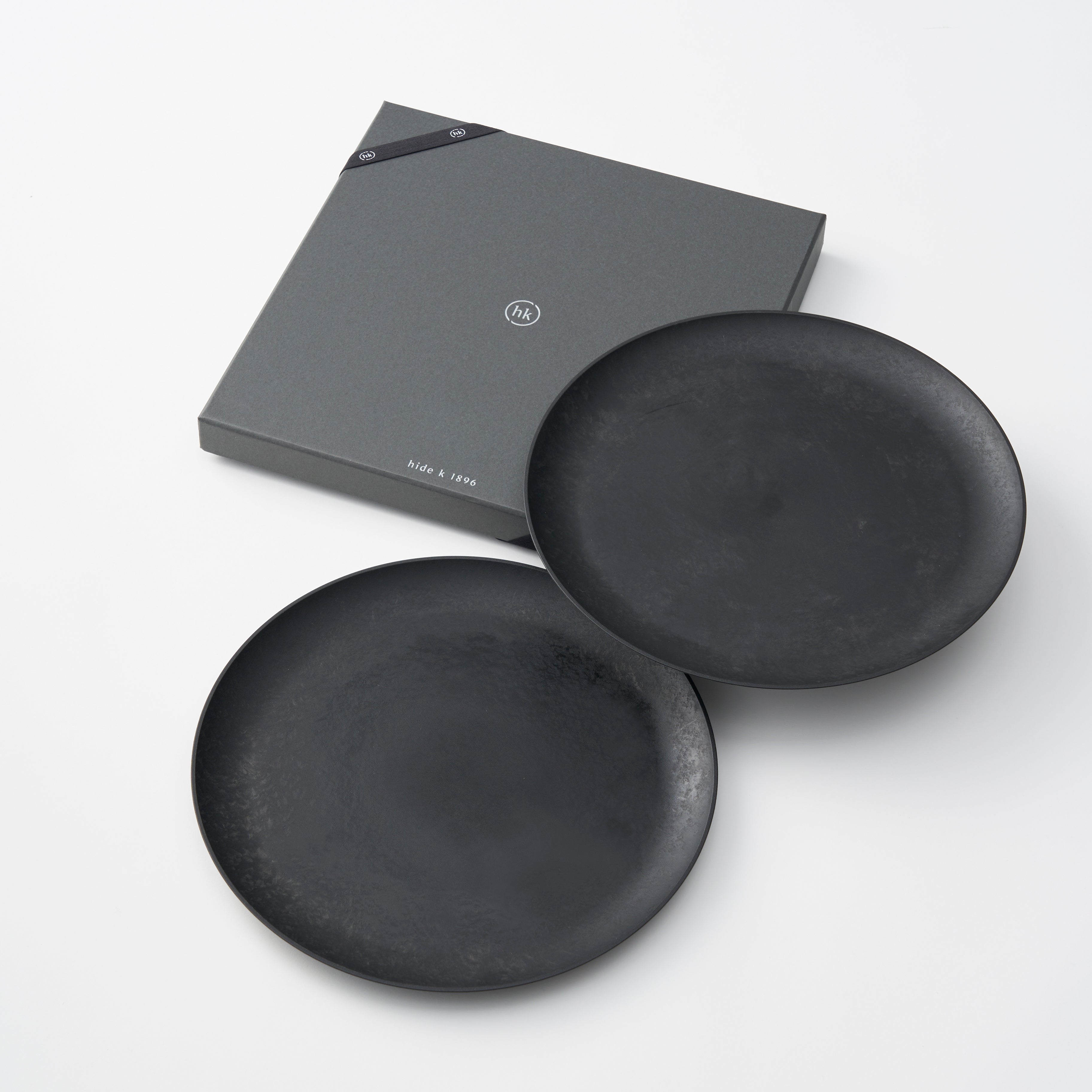 レトワコレクション  27cm プレート ブラック ペアギフトセット |  隈研吾デザイン