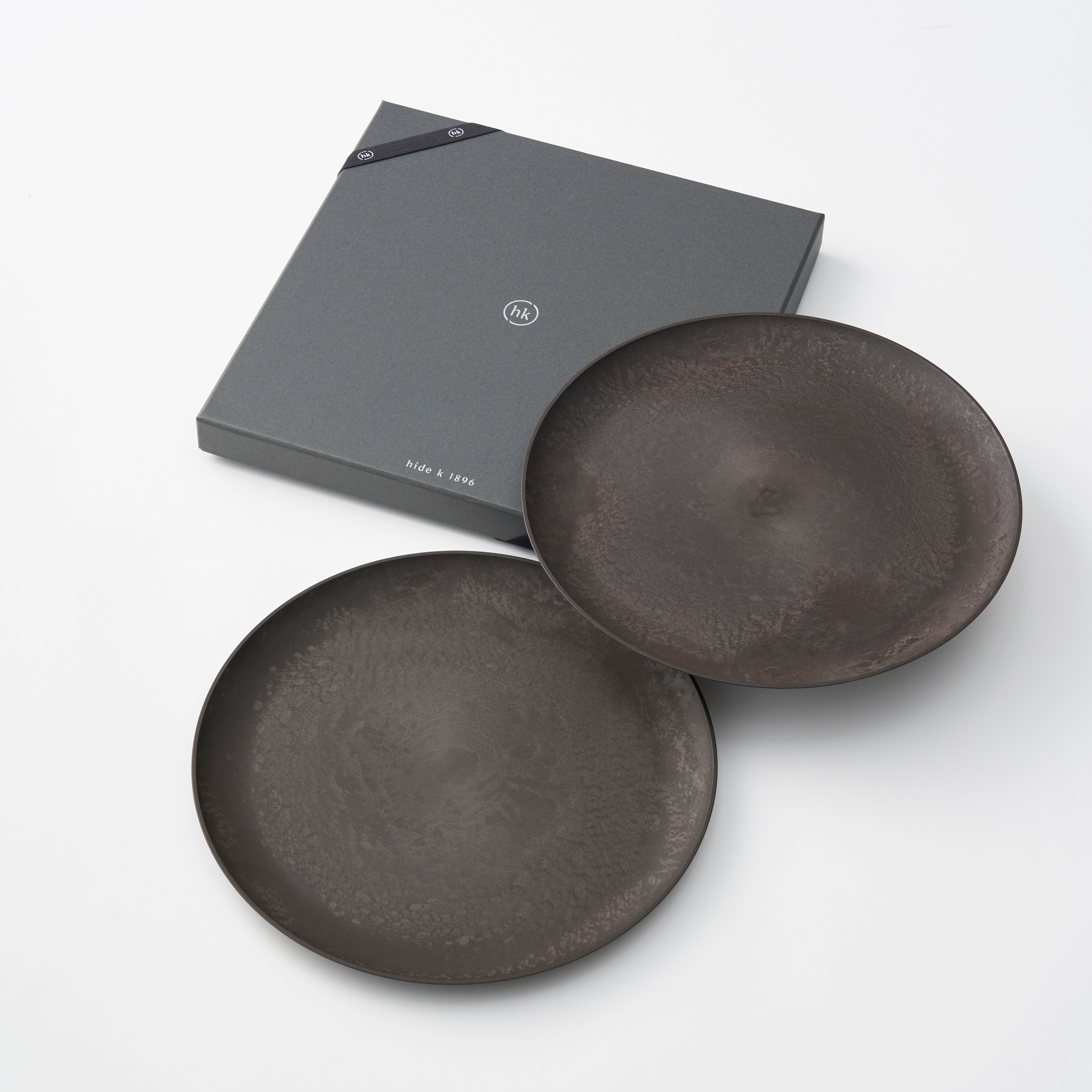 レトワ コレクション 27cm プレート ダークブラウン ペアギフトセット | 隈研吾デザイン