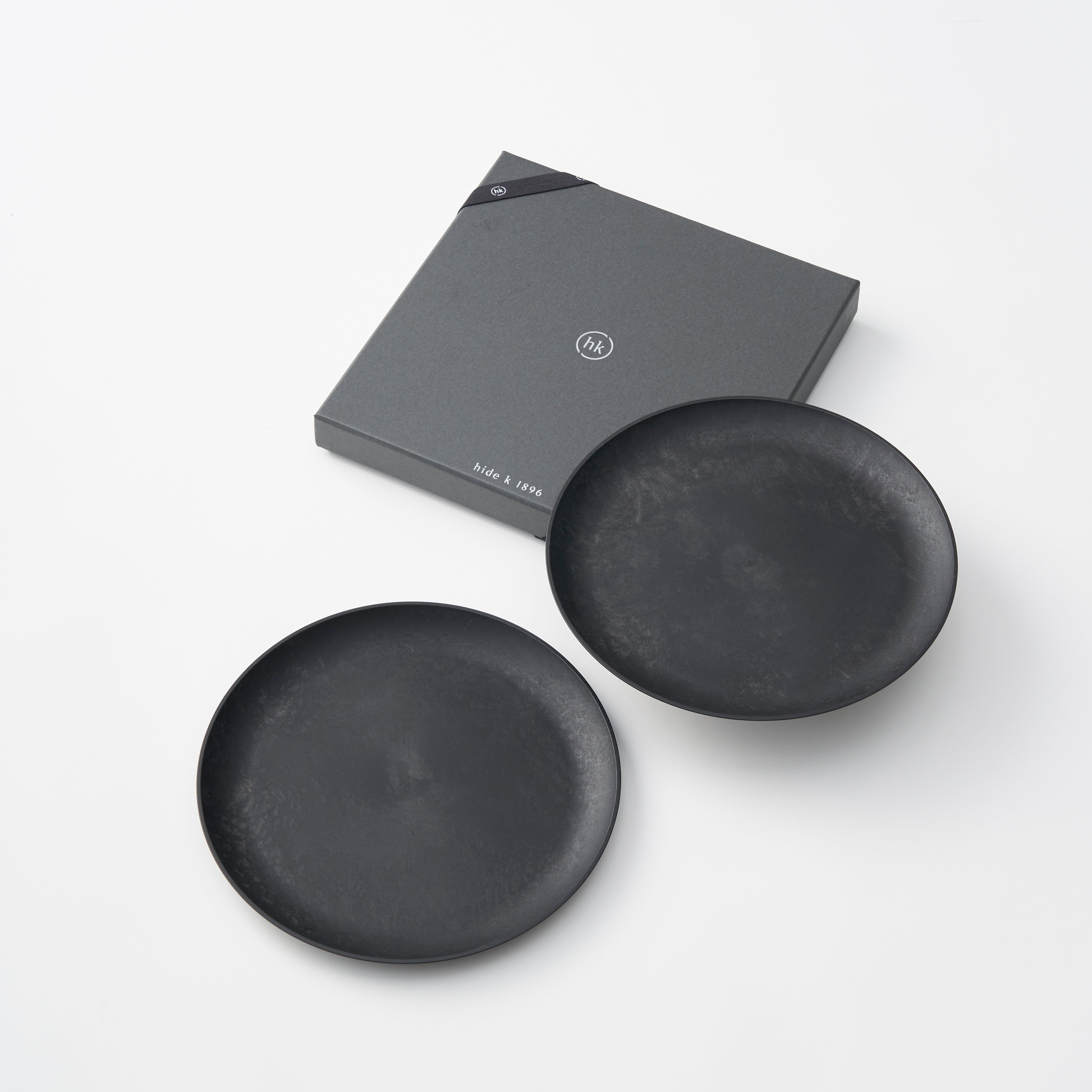 レトワコレクション  21cm プレート ブラック ペアギフトセット |  隈研吾デザイン